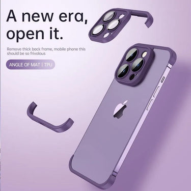 The Case-less Case ™ - Sleek Lens Protector Corner Pad Case for iPhone - by TechShopi - Cool-IphoneCase, gifts, iphone, iphonecase